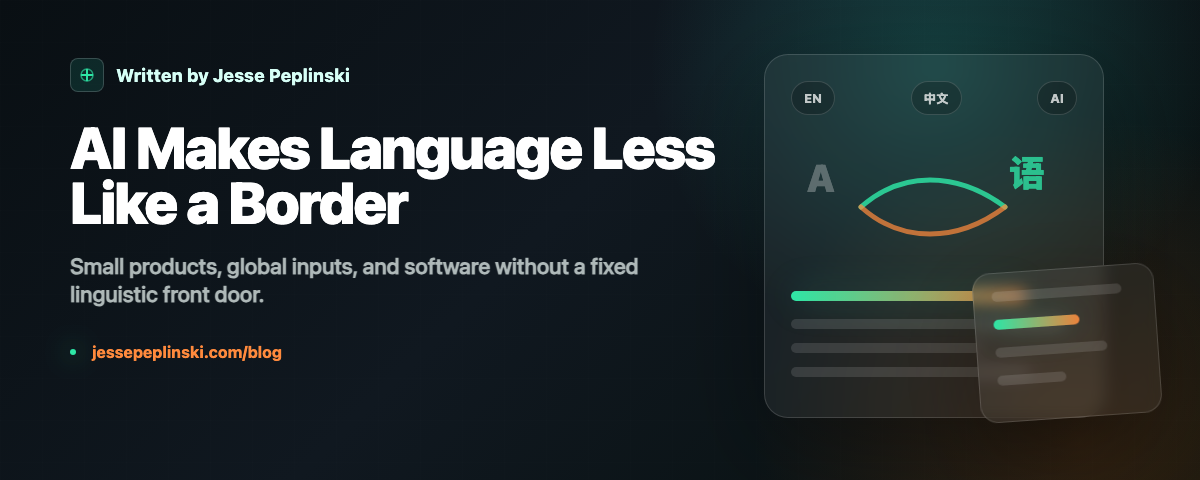 Social card for AI Makes Language Less Like a Border