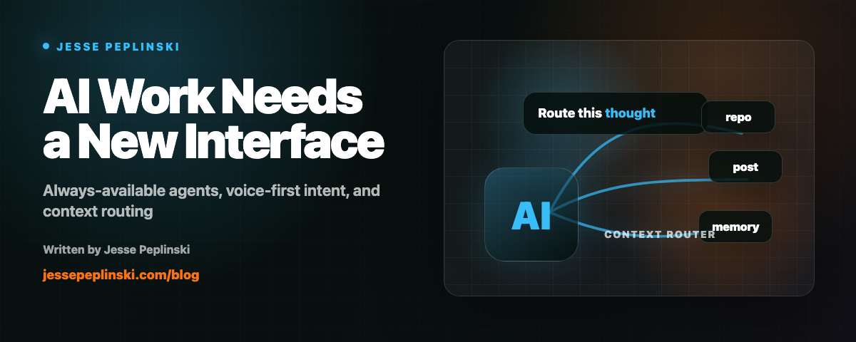 Social card for AI Work Needs a New Interface