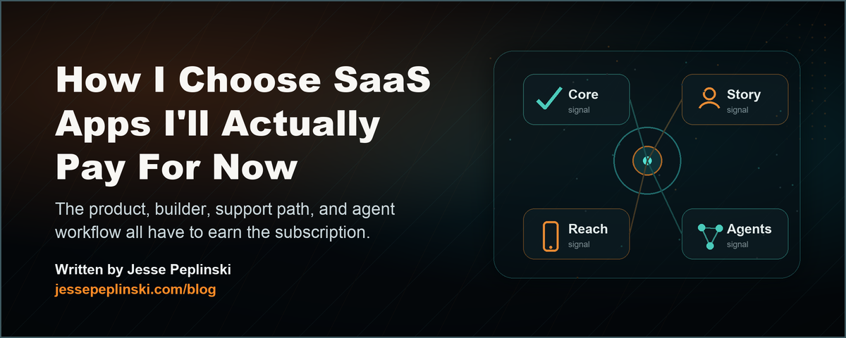 Social card for How I Choose SaaS Apps I'll Actually Pay For Now