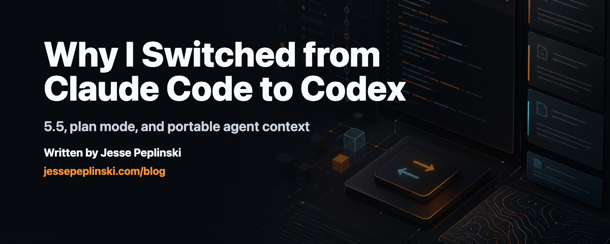 Social card for Why I Switched from Claude Code to Codex