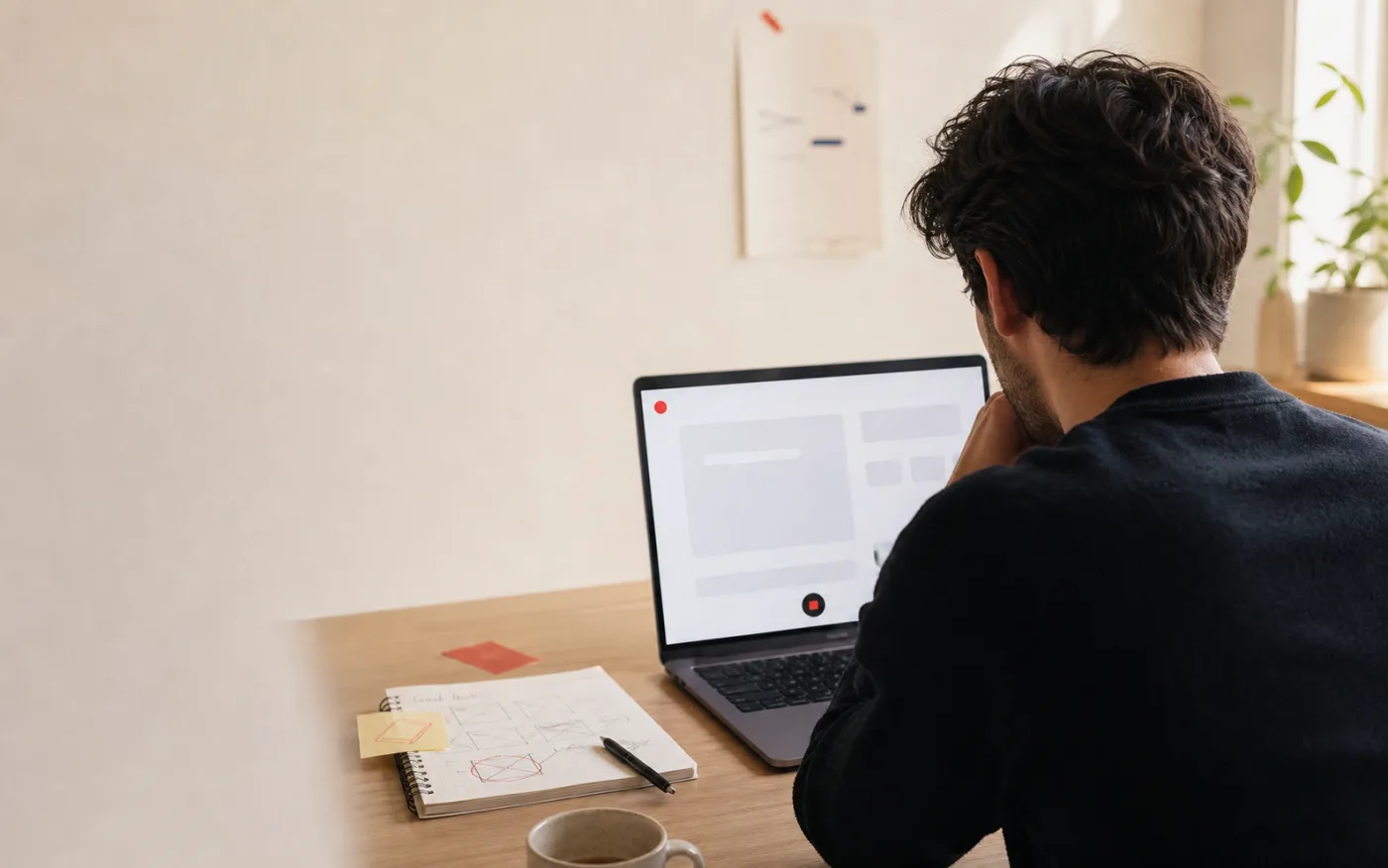 Pep.Reviews first-impression review experience shown on a laptop
